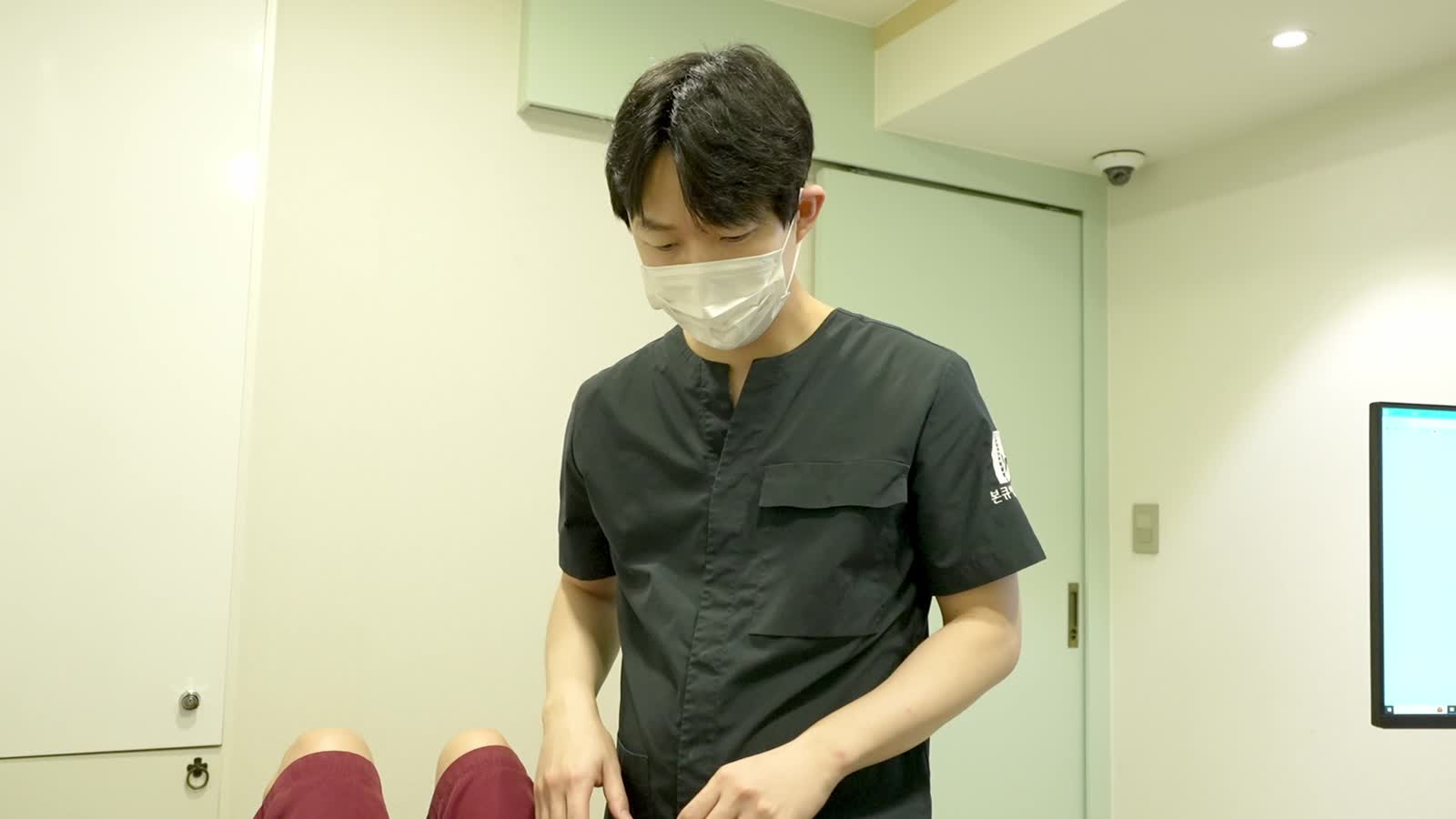 침도요법 안면비대칭 교정 시술 준비