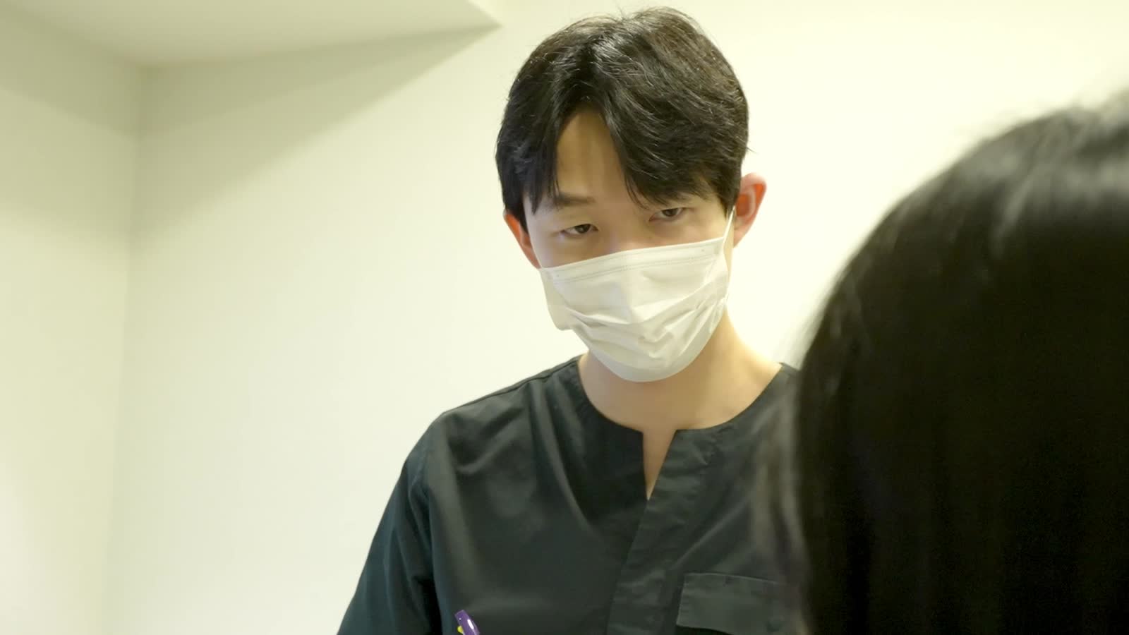오십견 도침치료 시술 장면