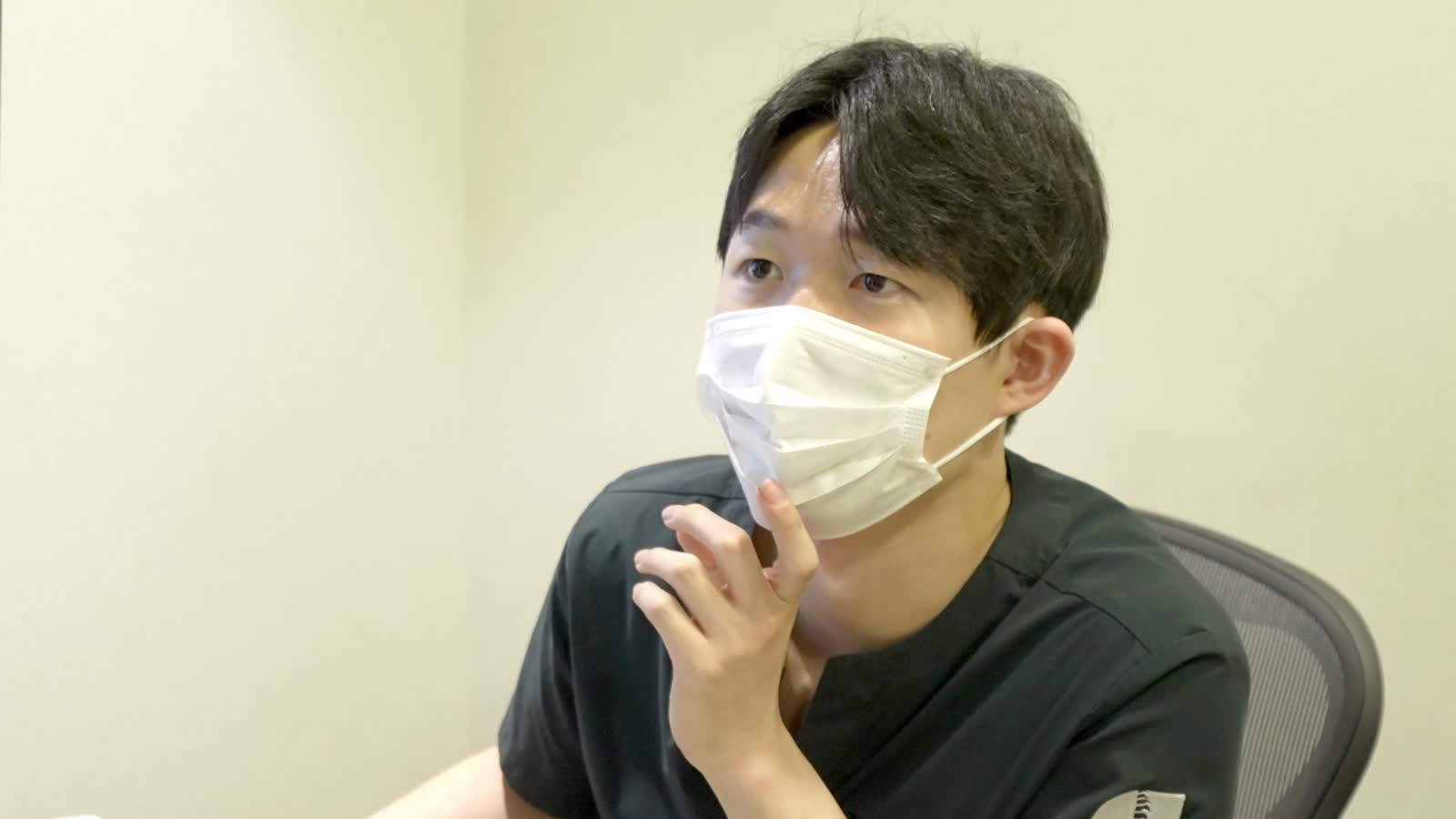거북목 침도치료 시술 모습
